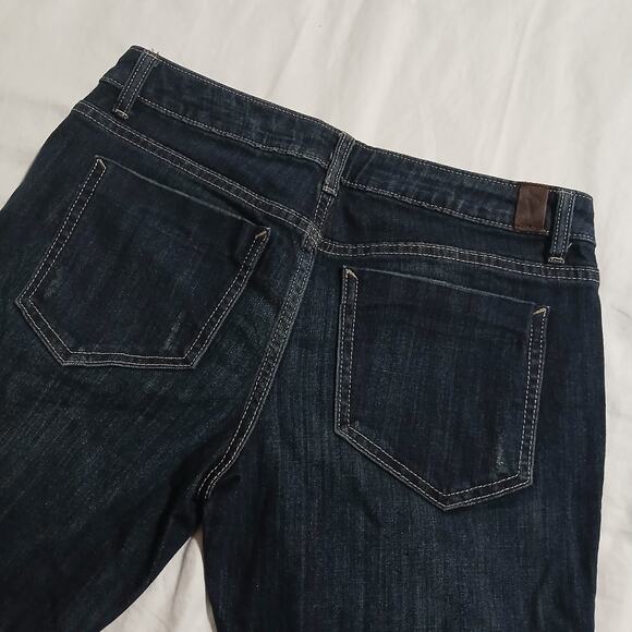 Simply Vera Vera Wang Denim 4 Capri Mid Rise Dark-Wash Straight Leg - Picture 7 of 10
